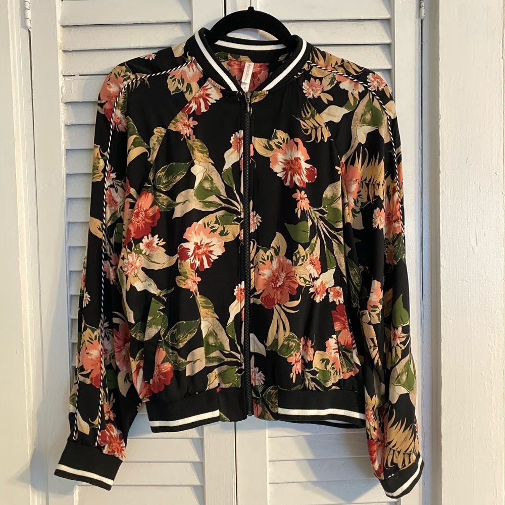 Retro Floral Track Jacket
